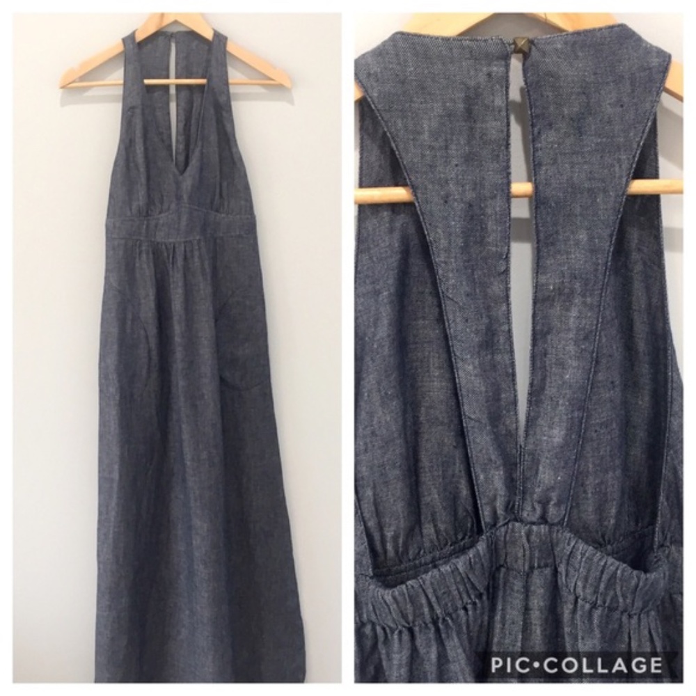 Cabi Chambray Maxi Dress. Size S